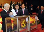 Đại hội XIII: Bỏ phiếu kín việc rút khỏi danh sách đề cử