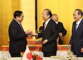 Thủ tướng Phạm Minh Chính tiếp cựu Thủ tướng Nhật Bản Suga Yoshihide