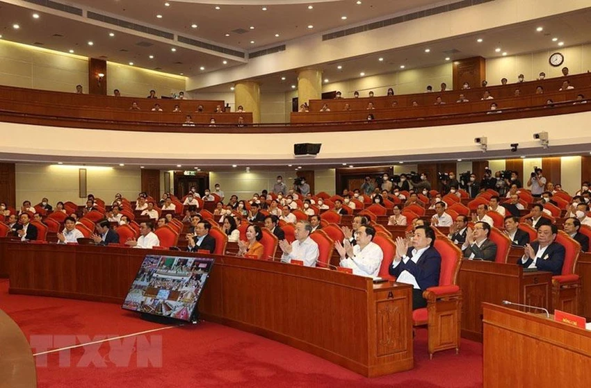 Các lãnh đạo Đảng, Nhà nước và các đại biểu đến tham dự hội nghị. Ảnh: TTXVN Các lãnh đạo Đảng, Nhà nước và các đại biểu đến tham dự hội nghị. Ảnh: TTXVN