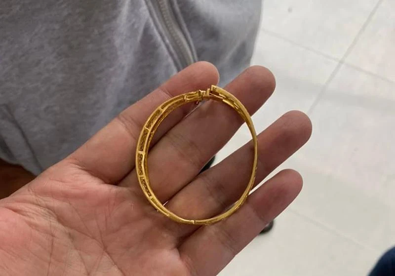 Tang vật của vụ cướp đã được thu hồi. Ảnh: NY Tang vật của vụ cướp đã được thu hồi. Ảnh: NY