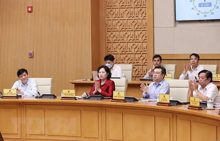 Đại diện các bộ, ngành, đơn vị tham dự phiên họp. Ảnh: TTXVN Đại diện các bộ, ngành, đơn vị tham dự phiên họp. Ảnh: TTXVN
