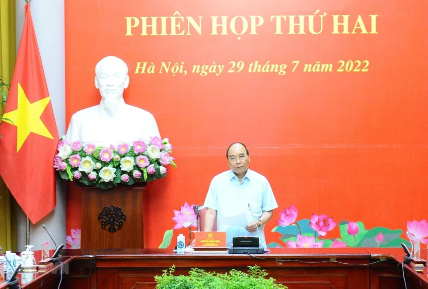 Chủ tịch nước Nguyễn Xuân Phúc phát biểu chỉ đạo tại hội nghị. Ảnh: TTXVN Chủ tịch nước Nguyễn Xuân Phúc phát biểu chỉ đạo tại hội nghị. Ảnh: TTXVN