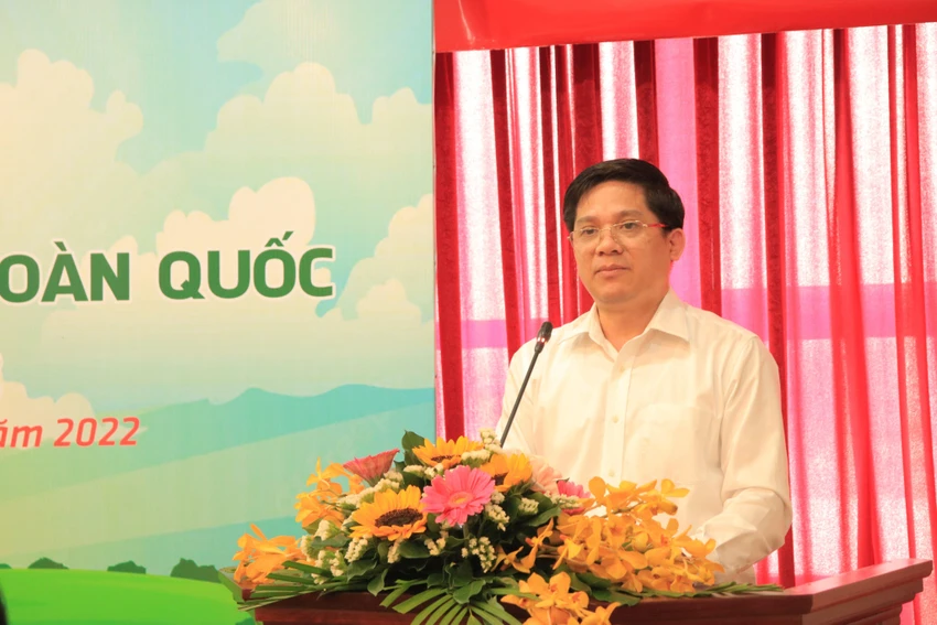 Ông Phạm Tiến Nam, Phó Chủ tịch Ban Chấp hành Trung ương Hội Nông dân Việt Nam phát biểu tại buổi họp báo. Ảnh: VÕ THƠ Ông Phạm Tiến Nam, Phó Chủ tịch Ban Chấp hành Trung ương Hội Nông dân Việt Nam phát biểu tại buổi họp báo. Ảnh: VÕ THƠ