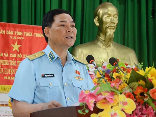Thiếu tướng Phạm Trường Sơn, Phó Tư lệnh Quân chủng Phòng không - Không quân được bổ nhiệm giữ chức Phó Tổng Tham mưu trưởng Quân đội nhân dân Việt Nam. Ảnh: BÁO PHÒNG KHÔNG - KHÔNG QUÂN Thiếu tướng Phạm Trường Sơn, Phó Tư lệnh Quân chủng Phòng không - Không quân được bổ nhiệm giữ chức Phó Tổng Tham mưu trưởng Quân đội nhân dân Việt Nam. Ảnh: BÁO PHÒNG KHÔNG - KHÔNG QUÂN