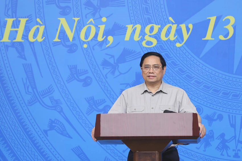 Thủ tướng Phạm Minh Chính phát biểu tại phiên họp. Ảnh: VGP Thủ tướng Phạm Minh Chính phát biểu tại phiên họp. Ảnh: VGP
