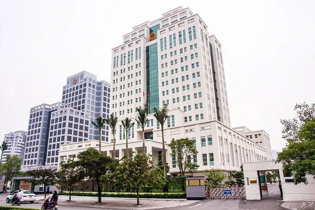 Trụ sở Bộ Tài nguyên và Môi trường. Ảnh: VGP Trụ sở Bộ Tài nguyên và Môi trường. Ảnh: VGP
