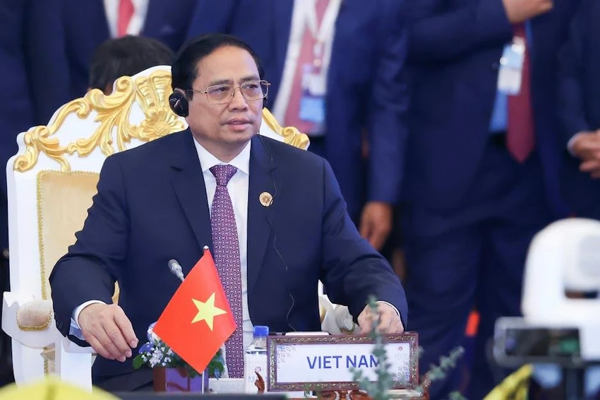 Thủ tướng khẳng định Việt Nam sẵn sàng đóng góp vào các nỗ lực chung nhằm xây dựng ASEAN phát triển bao trùm, bền vững và tự cường. Ảnh: VGP Việt Nam sẵn sàng đóng góp vào các nỗ lực chung nhằm xây dựng ASEAN phát triển