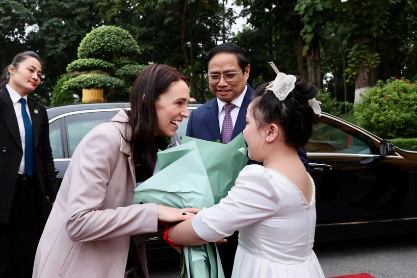 Thủ tướng New Zealand Jacinda Ardern có chuyến thăm Việt Nam từ 14 đến 17-11. Ảnh: VGP Thủ tướng New Zealand Jacinda Ardern có chuyến thăm Việt Nam từ 14 đến 17-11. Ảnh: VGP