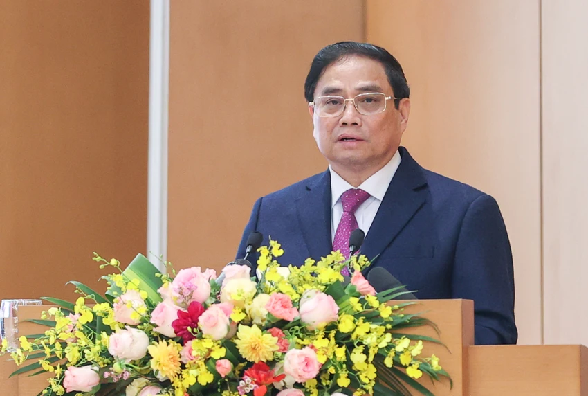 Thủ tướng Chính phủ Phạm Minh Chính phát biểu tại hội nghị. Ảnh: TTXVN Thủ tướng Chính phủ Phạm Minh Chính phát biểu tại hội nghị. Ảnh: TTXVN