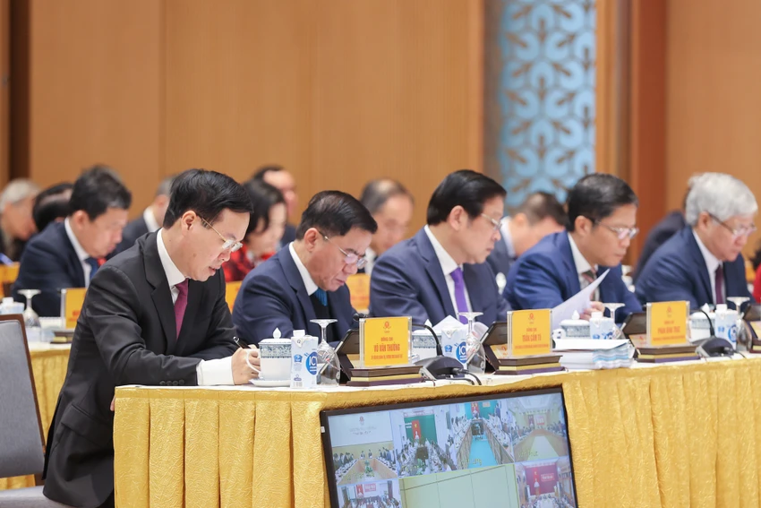 Các đại biểu tham dự hội nghị. Ảnh: VGP Các đại biểu tham dự hội nghị. Ảnh: VGP