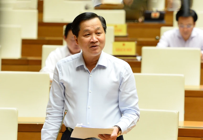 Phó Thủ tướng Lê Minh Khái. Ảnh: QH Phó Thủ tướng Lê Minh Khái. Ảnh: QH