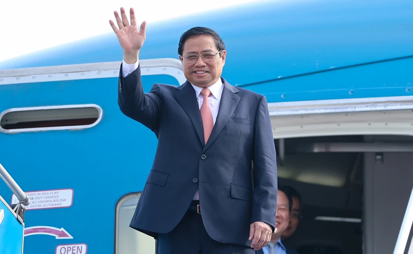 Thủ tướng Phạm Minh Chính lên đường dự Hội nghị Thượng đỉnh Nhóm các nước công nghiệp phát triển (G7) mở rộng và làm việc tại Nhật Bản Thủ tướng Phạm Minh Chính lên đường dự Hội nghị Thượng đỉnh Nhóm các nước công nghiệp phát triển (G7) mở rộng và làm việc tại Nhật Bản