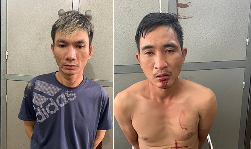 Nghi can Lương Văn Đạt (trái) và Nguyễn Văn Doanh. Ảnh: Công an Hải Dương Nghi can Lương Văn Đạt (trái) và Nguyễn Văn Doanh. Ảnh: Công an Hải Dương
