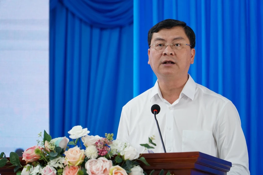 Ông Nguyễn Công Vinh, Phó Chủ tịch UBND tỉnh Bà Rịa-Vũng Tàu, phát biểu kết luận tọa đàm.