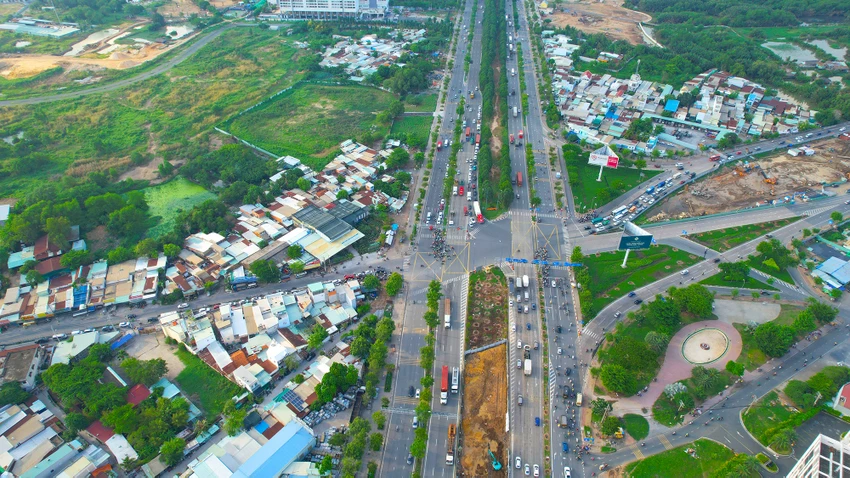 Dự án nút giao An Phú ở TP.HCM. Ảnh: NGUYỄN TIẾN