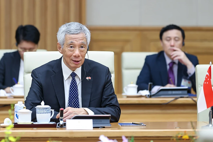 Thủ tướng Lý Hiển Long nhấn mạnh Việt Nam là đối tác chiến lược quan trọng của Singapore ở khu vực. Ảnh: VGP Thủ tướng Lý Hiển Long nhấn mạnh Việt Nam là đối tác chiến lược quan trọng của Singapore ở khu vực. Ảnh: VGP