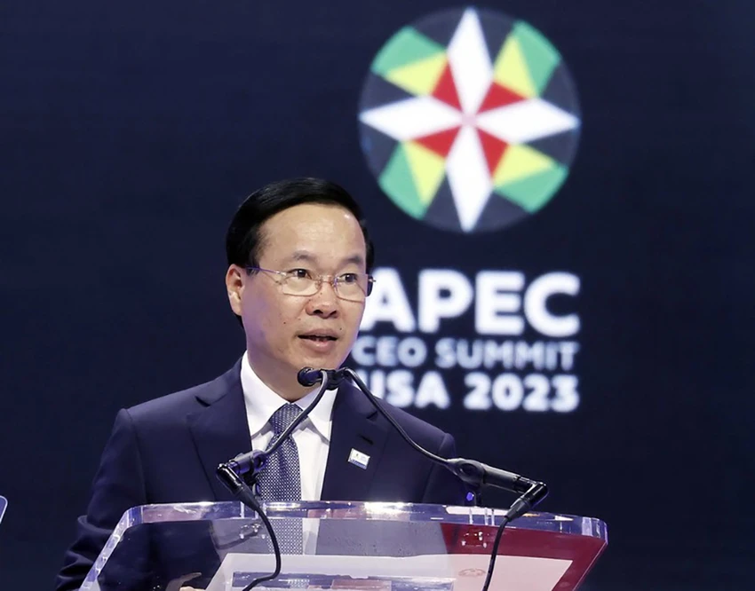 Chủ tịch nước phát biểu tại Hội nghị Thượng đỉnh Doanh nghiệp APEC 2023