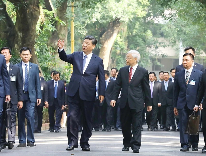 Hôm nay, Tổng Bí thư, Chủ tịch nước Trung Quốc Tập Cận Bình thăm chính thức Việt Nam