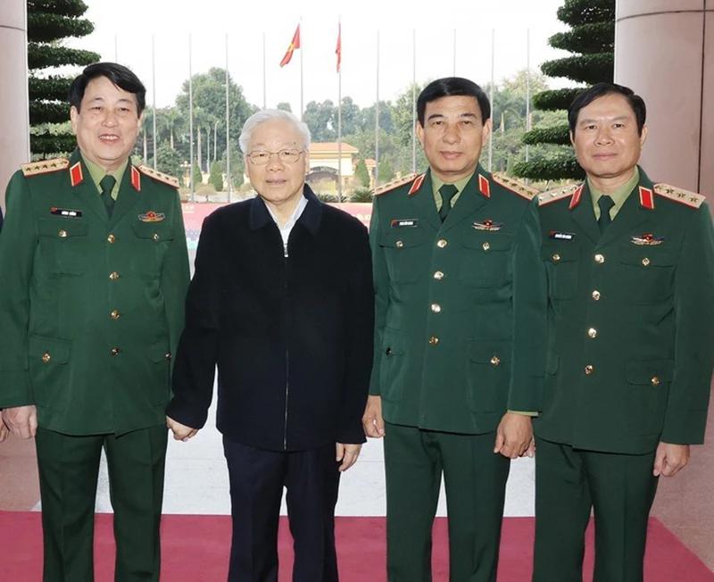 Tổng Bí thư Nguyễn Phú Trọng chủ trì Hội nghị Quân ủy Trung ương lần thứ 8