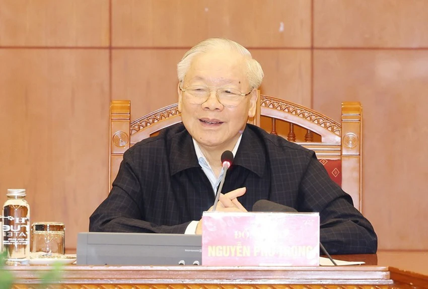 Tổng Bí thư: Làm nhân sự Đại hội Đảng XIV phải chặt chẽ, trong sạch, 'có con mắt tinh đời'