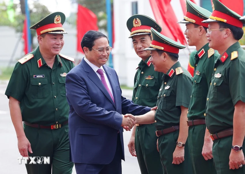 Thủ tướng Phạm Minh Chính thăm, làm việc tại Binh đoàn 12