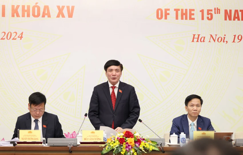 Tổng Thư ký Quốc hội Bùi Văn Cường: Chưa phê chuẩn, miễn nhiệm chức danh Bộ trưởng Bộ Công an