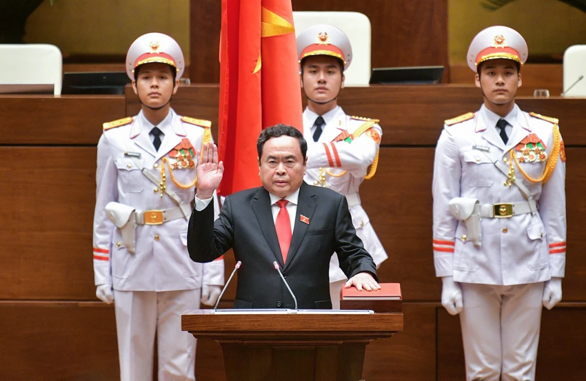 Quốc hội phê chuẩn thành viên Hội đồng Quốc phòng và An ninh với ông Trần Thanh Mẫn