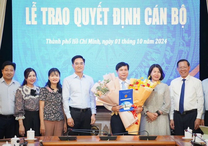 TP.HCM điều động, bổ nhiệm 4 cán bộ chủ chốt