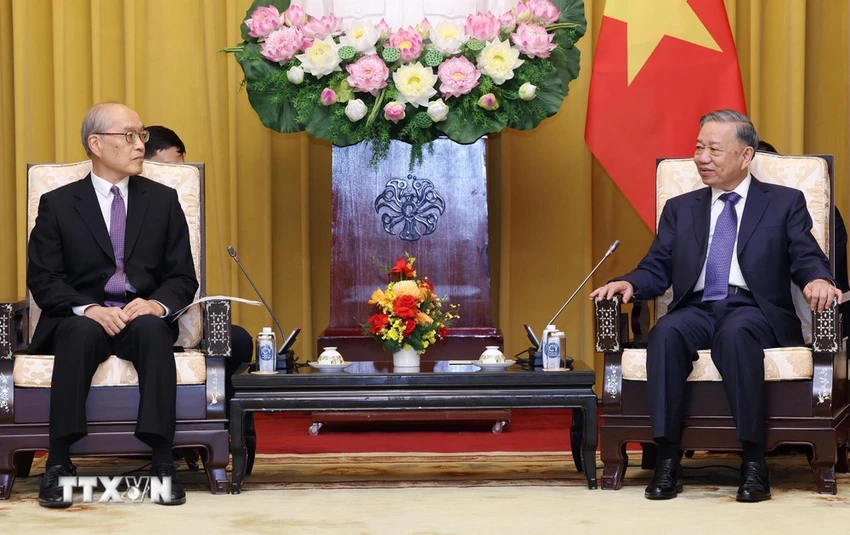 Tổng Bí thư, Chủ tịch nước Tô Lâm tiếp Chánh án TAND Tối cao Trung Quốc Trương Quân