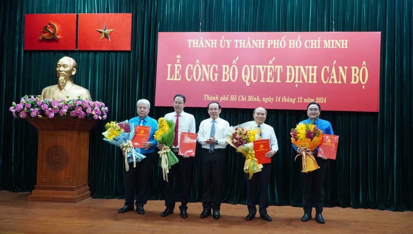 Ban Bí thư Thành ủy TP.HCM bổ sung 4 thành ủy viên