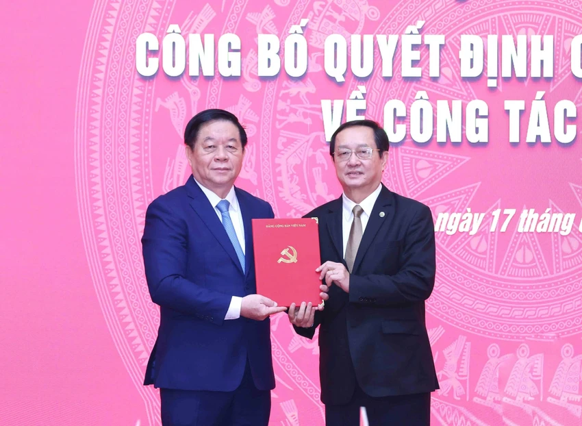 Ông Huỳnh Thành Đạt làm Phó Trưởng Ban Tuyên giáo và Dân vận Trung ương