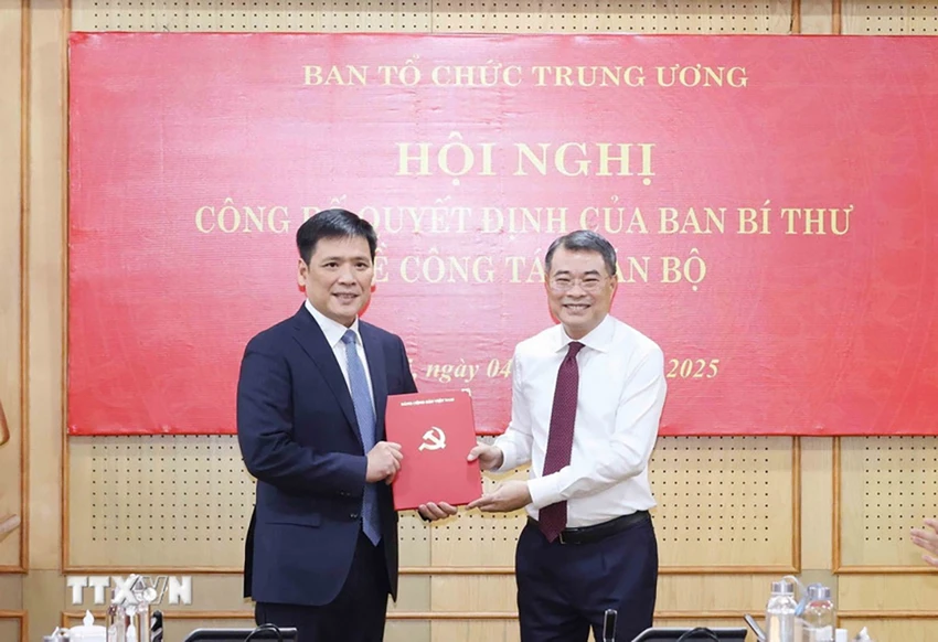 Ông Nguyễn Thanh Bình làm Phó Trưởng Ban Tổ chức Trung ương