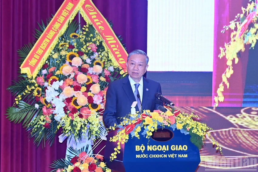 Tổng Bí thư Tô Lâm nói về sứ mệnh lịch sử của ngoại giao Việt Nam
