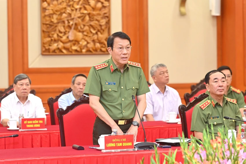 Tổng Bí thư chủ trì làm việc với Ban Thường vụ Đảng ủy Bộ Công an, cho ý kiến về phương hướng nhân sự
