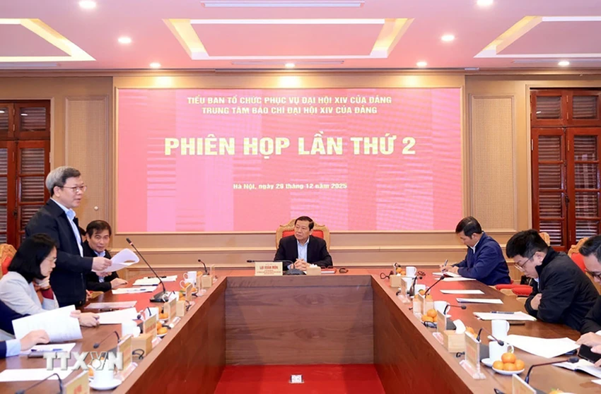 Sớm dự kiến, trình danh sách Ủy viên Bộ Chính trị, Ban Bí thư trả lời báo chí tại Đại hội XIV của Đảng