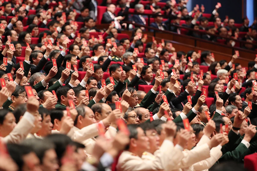 Chùm ảnh: Các đại biểu tại phiên trù bị Đại hội XIII của Đảng ảnh 16 Chùm ảnh: Các đại biểu tại phiên trù bị Đại hội XIII của Đảng ảnh 16