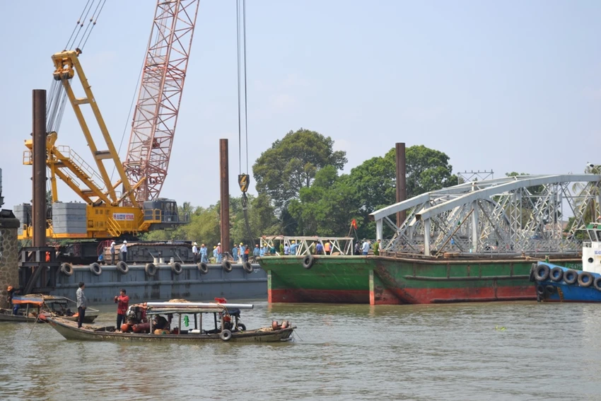 Bắt đầu xây dựng cầu Ghềnh mới ảnh 1 Bắt đầu xây dựng cầu Ghềnh mới ảnh 1