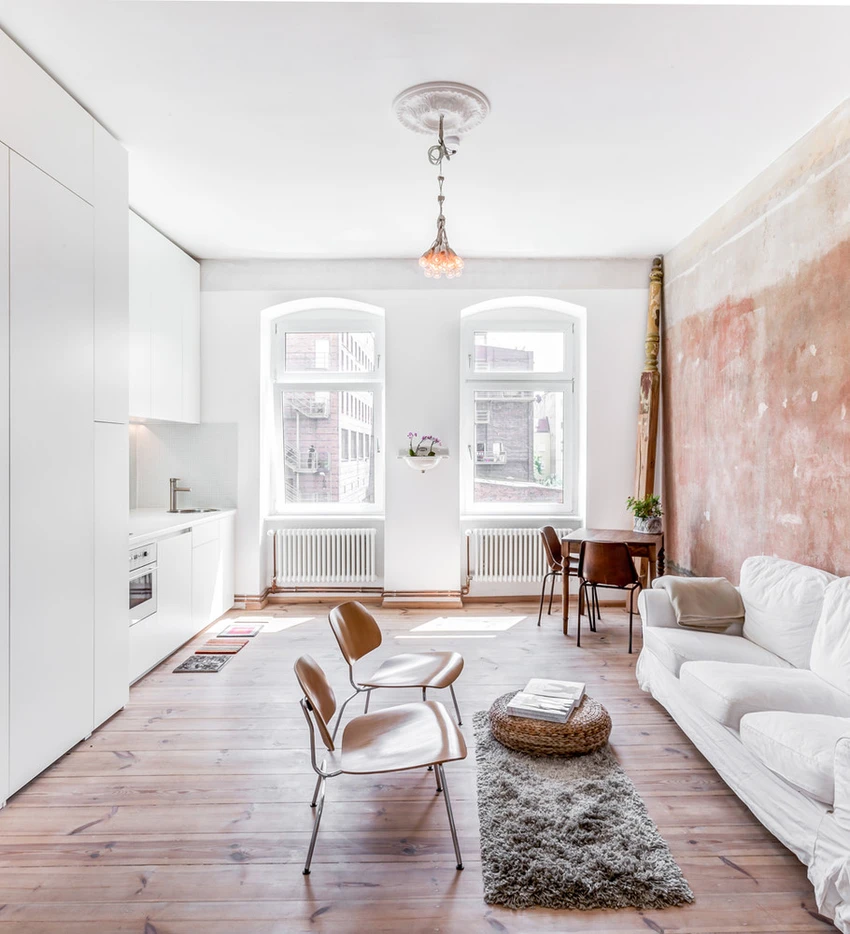Căn hộ có diện tích 65 m2, nằm tại Berlin, Đức. Thiet ke dep day du tien nghi cho can ho 65 m2 hai phong ngu hinh anh 1