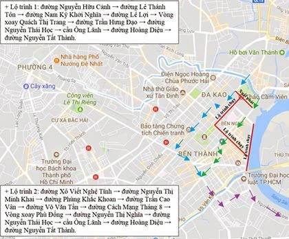 Cấm nhiều tuyến đường ở TP.HCM để tổ chức giải marathon ảnh 1 ảnh 1