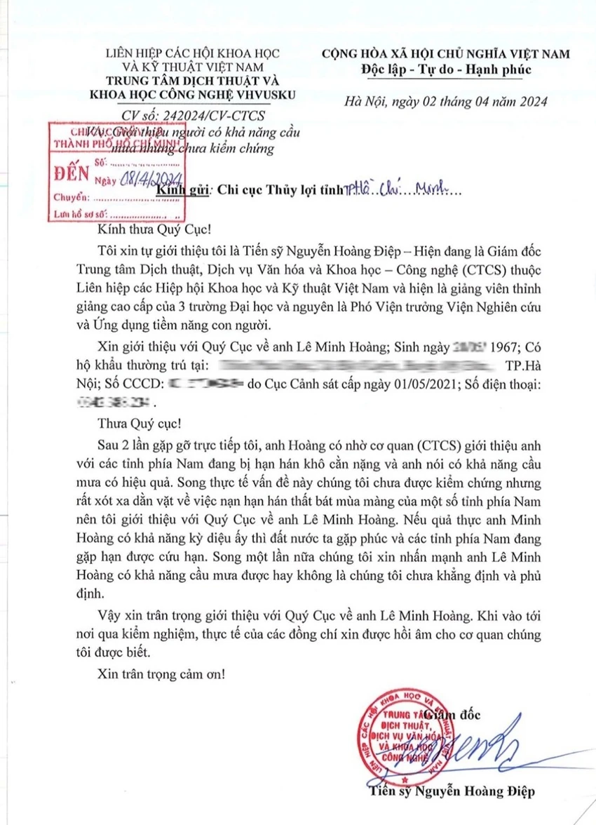 Làm rõ thông tin 'lập đàn cầu mưa' và khi nào TP.HCM có mưa?