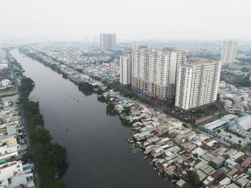 Chi phí bồi thường tăng gần 2.500 tỉ cho dự án cải tạo bờ Bắc kênh Đôi khi Luật mới có hiệu lực