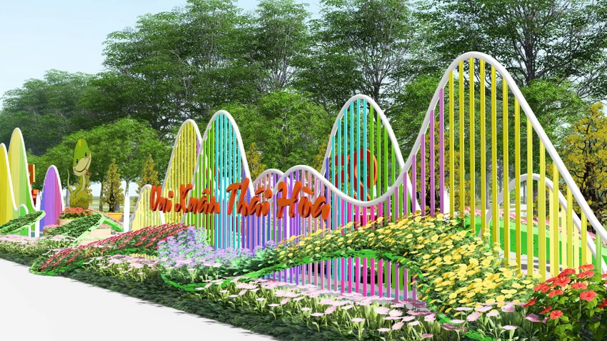 Điểm đặc sắc, mới lạ lần đầu tiên có tại Hội hoa xuân ở TP.HCM năm 2025