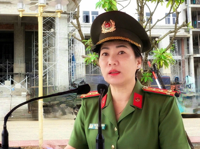 Lãnh đạo, cán bộ, chỉ huy Công an tỉnh Kon Tum đến nhận công tác tại Công an tỉnh Quảng Ngãi