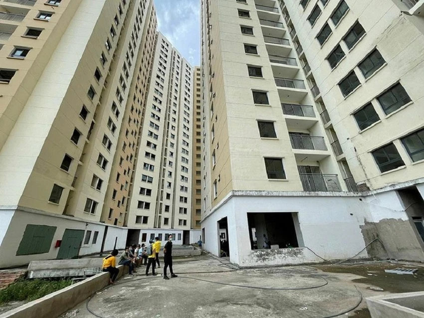 Một dự án nhà ở xã hội trên địa bàn huyện Bình Chánh, TP.HCM. Ảnh: KIÊN CƯỜNG Một dự án nhà ở xã hội trên địa bàn huyện Bình Chánh, TP.HCM. Ảnh: KIÊN CƯỜNG