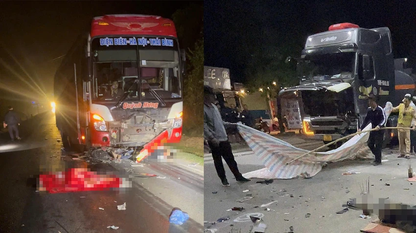 Tạm giữ hai lái xe trong hai vụ tai nạn làm 6 người tử vong ở Hòa Bình.jpg