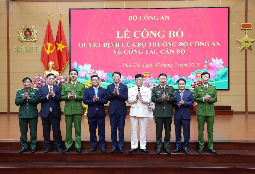 Bộ Công an bổ nhiệm Phó giám đốc công an Lai Châu, Phú Thọ 3.jpg