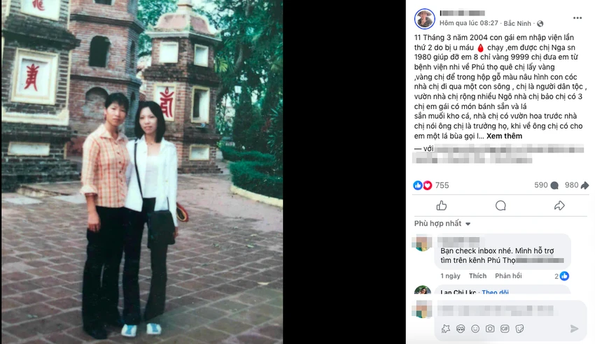 Món nợ 3 chỉ vàng thôi thúc người phụ nữ nghèo tìm ân nhân 20 năm trước.png