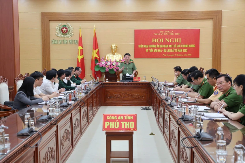 Huy động gần 1000 CBCS đảm bảo an ninh dịp Giỗ Tổ Hùng Vương 3.jpg
