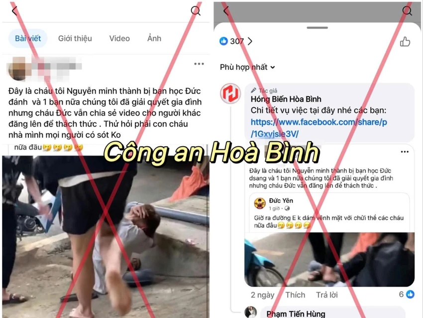 Bị công an mời lên làm việc vì đăng video bạo lực học đường lên mạng.jpg