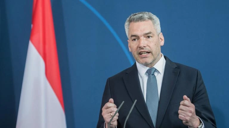Thủ tướng Áo Karl Nehammer. Ảnh: AFP Thủ tướng Áo Karl Nehammer. Ảnh: AFP